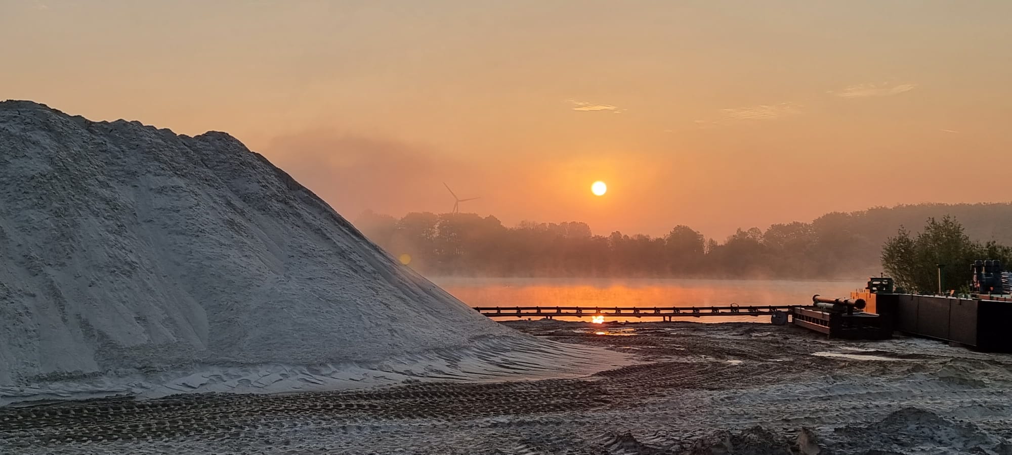 Datteln – Arbeiten in einer Sandgrube